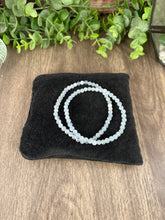 Load image into Gallery viewer, 4mm Aquamarine Crystal Bracelet