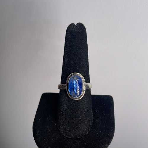 Blue Kyanite Size 9 Sterling Silver Ring