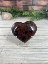 Load image into Gallery viewer, Mahogany Obsidian Heart
