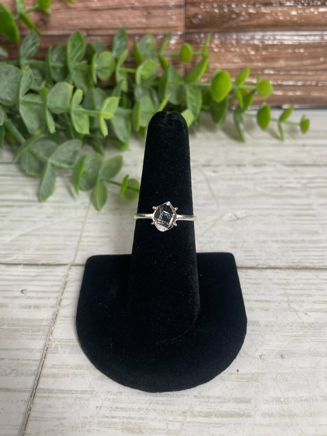 Herkimer Diamond SZ 7 Sterling Silver Ring