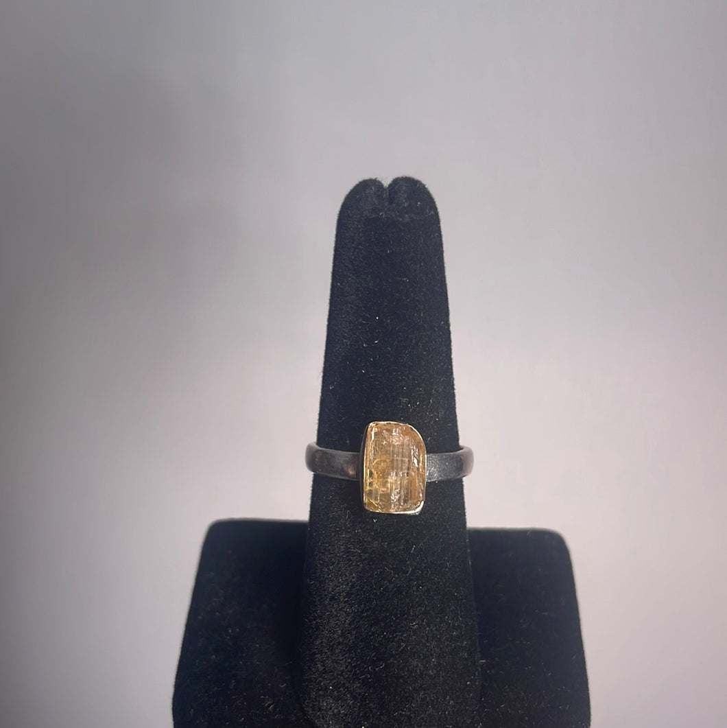 Imperial Topaz Size 8 Sterling Silver Ring