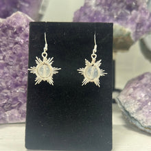 Load image into Gallery viewer, Selenite Star Wire-Wrapped Earrings