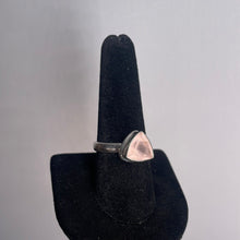 Load image into Gallery viewer, Rose Quartz Size 9 Sterling Silver Ring