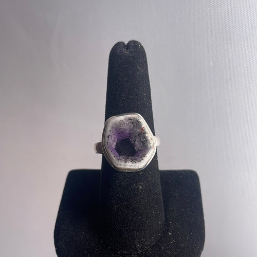 Auralite Size 9 Sterling Silver Ring