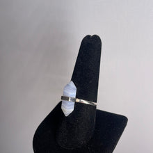 Load image into Gallery viewer, Blue Lace Agate Size 9 Sterling Silver Ring