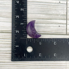 Load image into Gallery viewer, Amethyst Mini Moon Carving