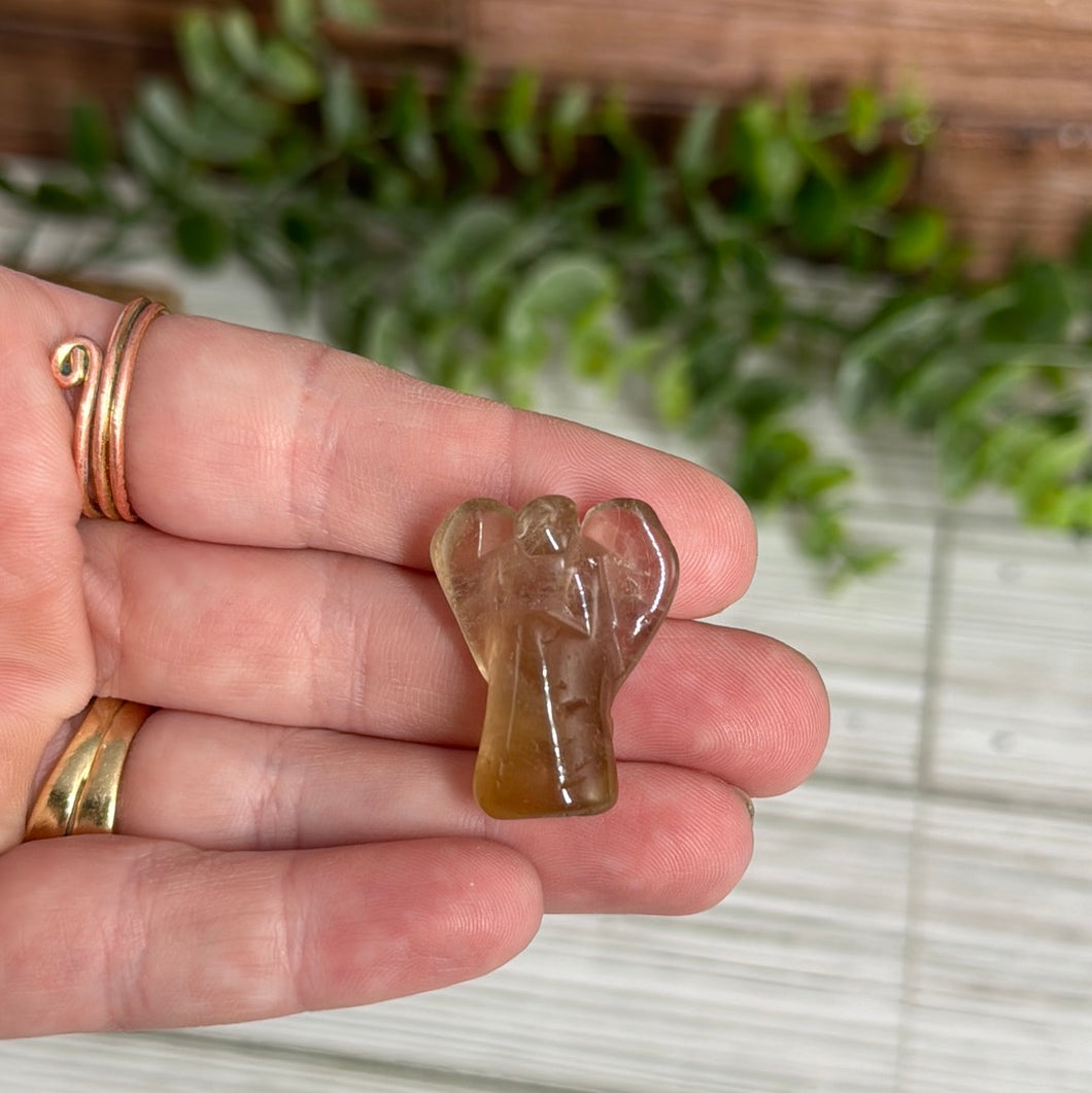 Mini Smoky Quartz Angel