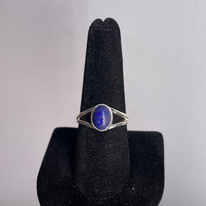 Lapis Lazuli Size 9 Sterling Silver Ring