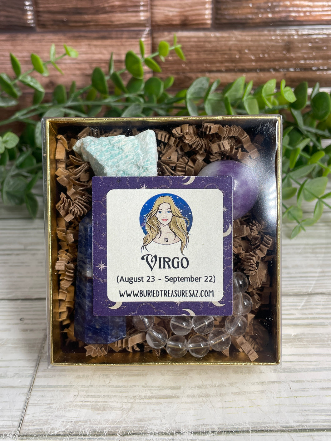 Virgo Zodiac Crystal Kit