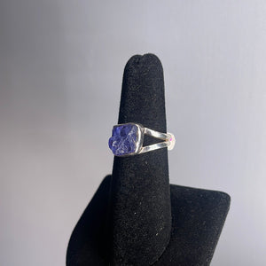 Tanzanite Size 6 Sterling Silver Ring