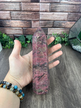 Load image into Gallery viewer, Large Rhodonite Tower