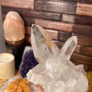 Lemurian Quartz Cluster