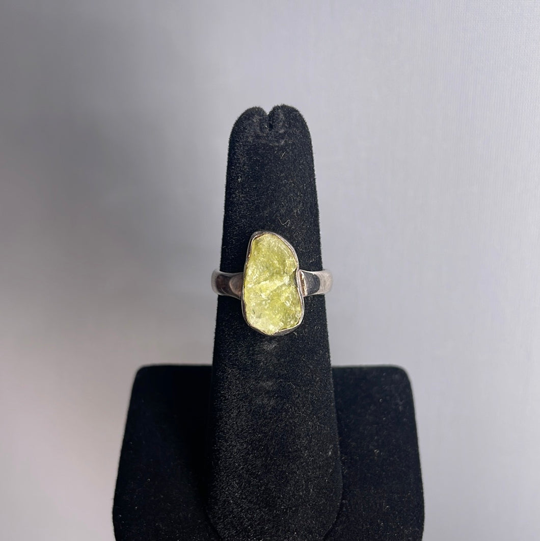 Brucite Size 5 Sterling Silver Ring