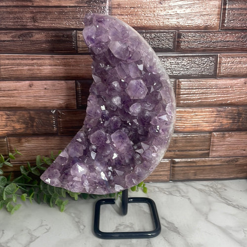 Amethyst Moon With Stand