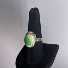 Load image into Gallery viewer, Variscite Size 9 Sterling Silver Ring