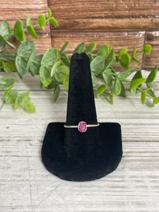 Ruby SZ 10 Sterling Silver Ring