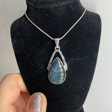 Load image into Gallery viewer, Blue Tiger Eye Sterling Silver Pendant