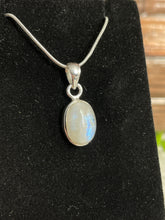 Load image into Gallery viewer, Rainbow Moonstone Sterling Silver Pendant