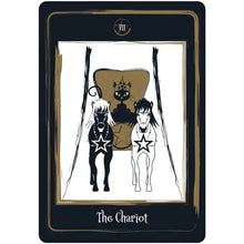 Load image into Gallery viewer, Golden Black Cat Tarot