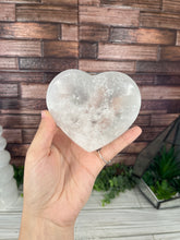 Load image into Gallery viewer, Selenite Heart Bowl Medium