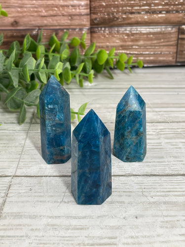 Blue Apatite Tower Small