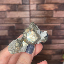 Load image into Gallery viewer, Pyrite With Quartz Cluster