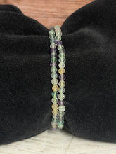 Load image into Gallery viewer, Fluorite Micro Faceted Crystal Bracelet