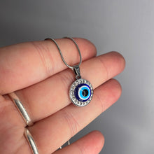 Load image into Gallery viewer, Evil Eye Rhinestone Necklace