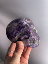 Load image into Gallery viewer, Chevron Amethyst Skull