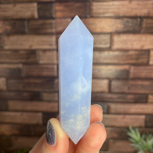 Blue Chalcedony DT Wand