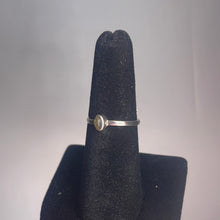Load image into Gallery viewer, Moldavite Size 6.5 Sterling Silver Ring