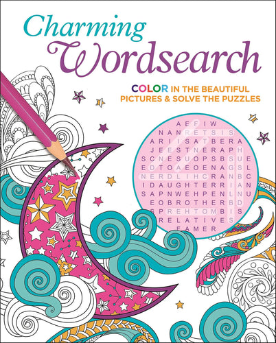 Charming Wordsearch and Coloring Book