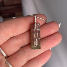 Load image into Gallery viewer, Watermelon Tourmaline Wire-Wrapped Pendant