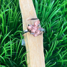 Load image into Gallery viewer, Copper Sterling Silver Ring Size 10