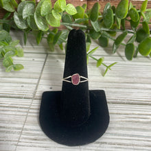 Load image into Gallery viewer, Pink Tourmaline Size 8 Sterling Silver Ring