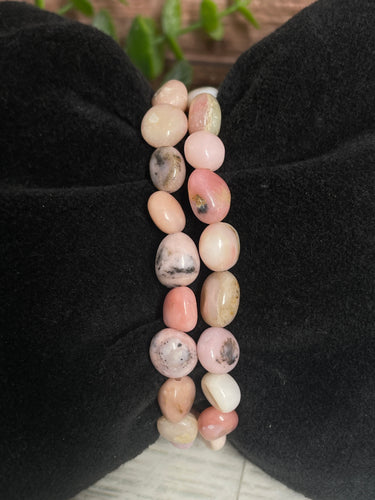Pink Opal Freeform Bracelet