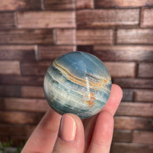 Load image into Gallery viewer, Blue Onyx Sphere