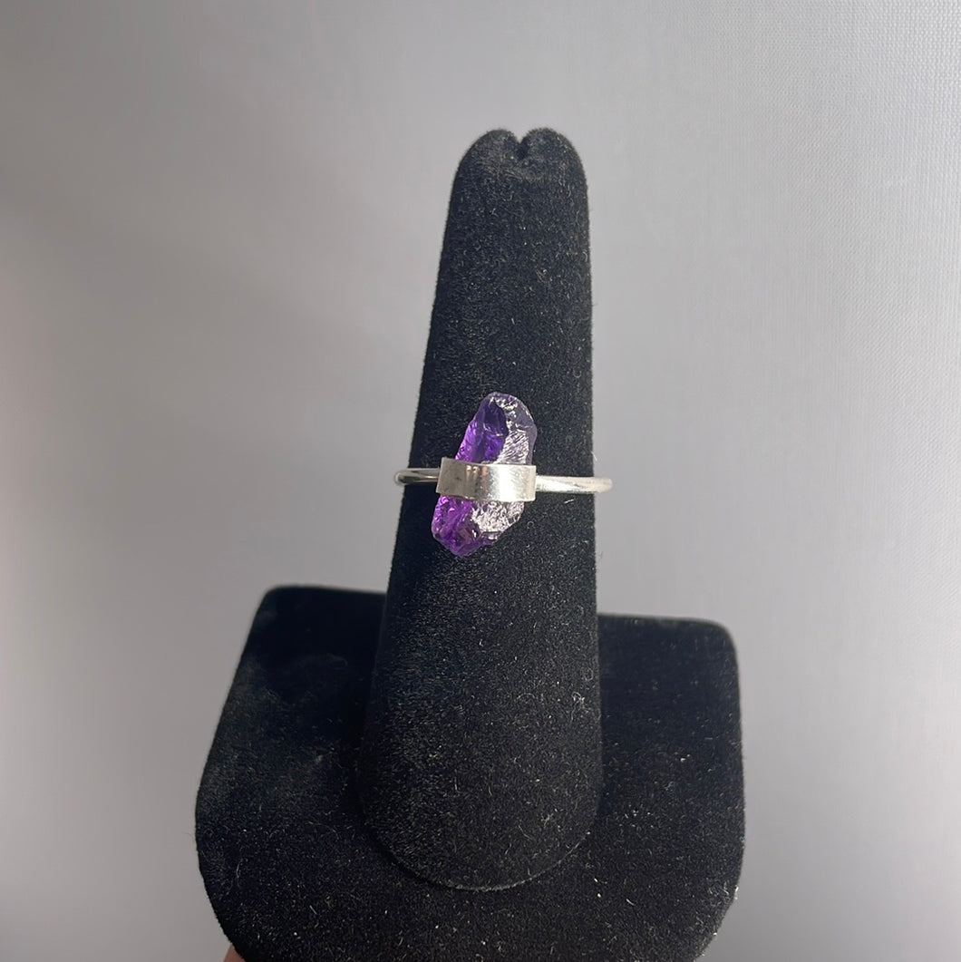 Amethyst Size 7 Sterling Silver Ring