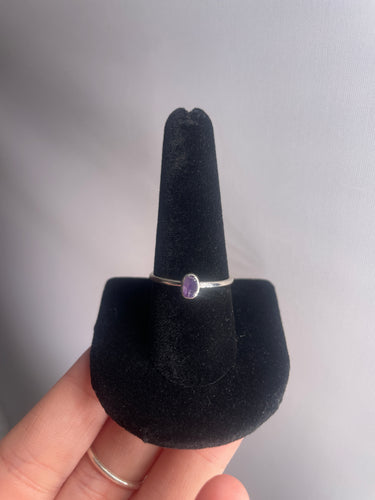 Amethyst SZ 9 Sterling Silver Ring