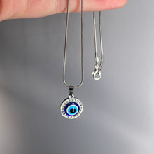 Load image into Gallery viewer, Evil Eye Rhinestone Necklace