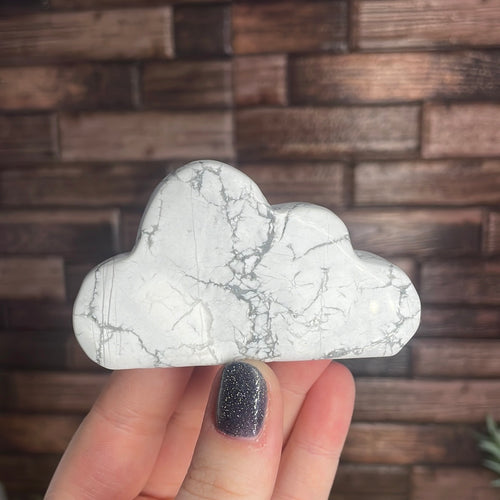 Howlite Cloud Carving