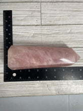 Load image into Gallery viewer, Rose Quartz Tower Large