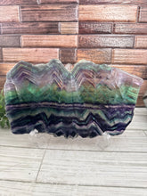 Load image into Gallery viewer, Large Rainbow Fluorite Slab