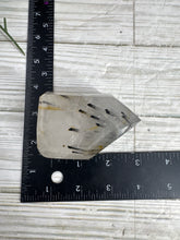 Load image into Gallery viewer, Black Tourmaline and Quartz Tower