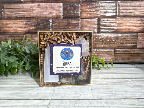 Libra Zodiac Crystal Kit