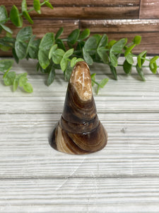 Chocolate Calcite Witch’s Hat