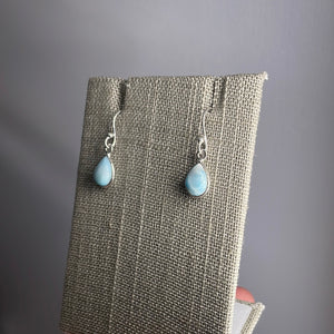 Larimar Sterling Silver Earrings