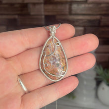 Load image into Gallery viewer, Orbicular Jasper Wire-Wrapped Pendant