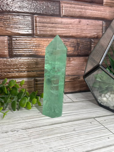 Green Fluorite Tower
