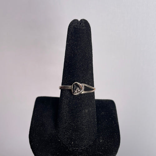 Shungite Size 9 Sterling Silver Ring